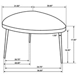 Odessa - Triangular Coffee And End Table Set