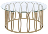 Monett - Round Glass Top Table