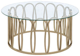 Monett - Round Glass Top Table