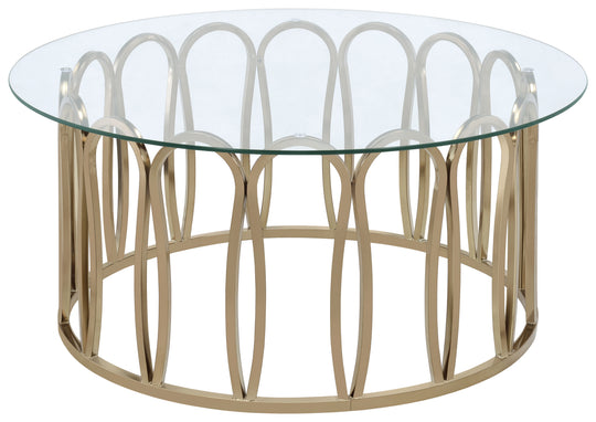 Monett - Round Glass Top Table