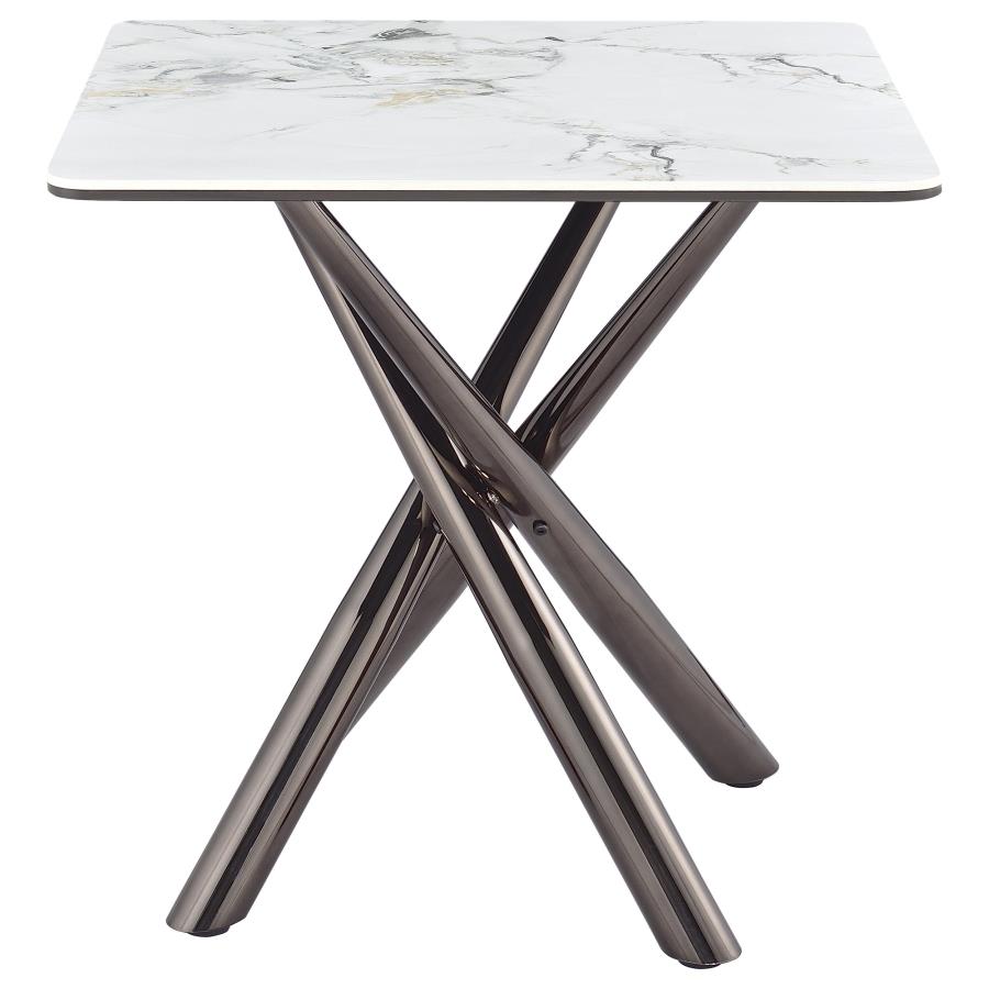 Carvell - Square Sintered Stone Table