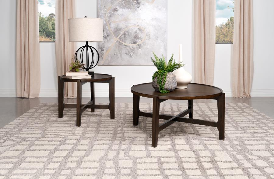 Cota Solid Wood Coffee And End Table Set