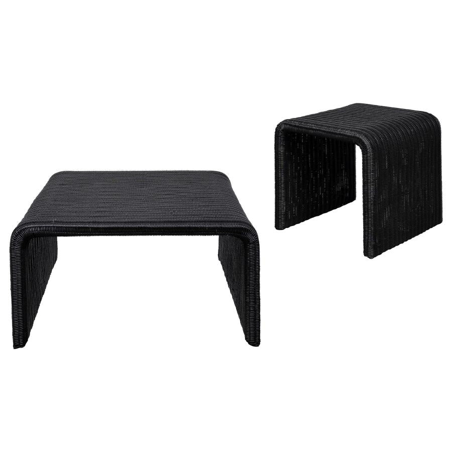 Cahya - Rattan Coffee And End Table Set