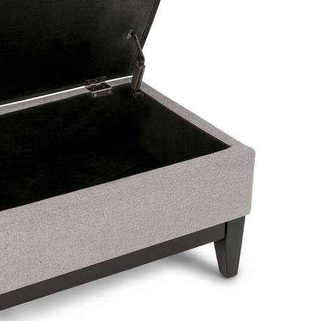 Oregon - Contemporary Storage Ottoman Bench With Tray - view 21