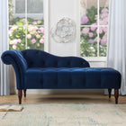 Samuel - Tufted Roll Arm Chaise Lounge