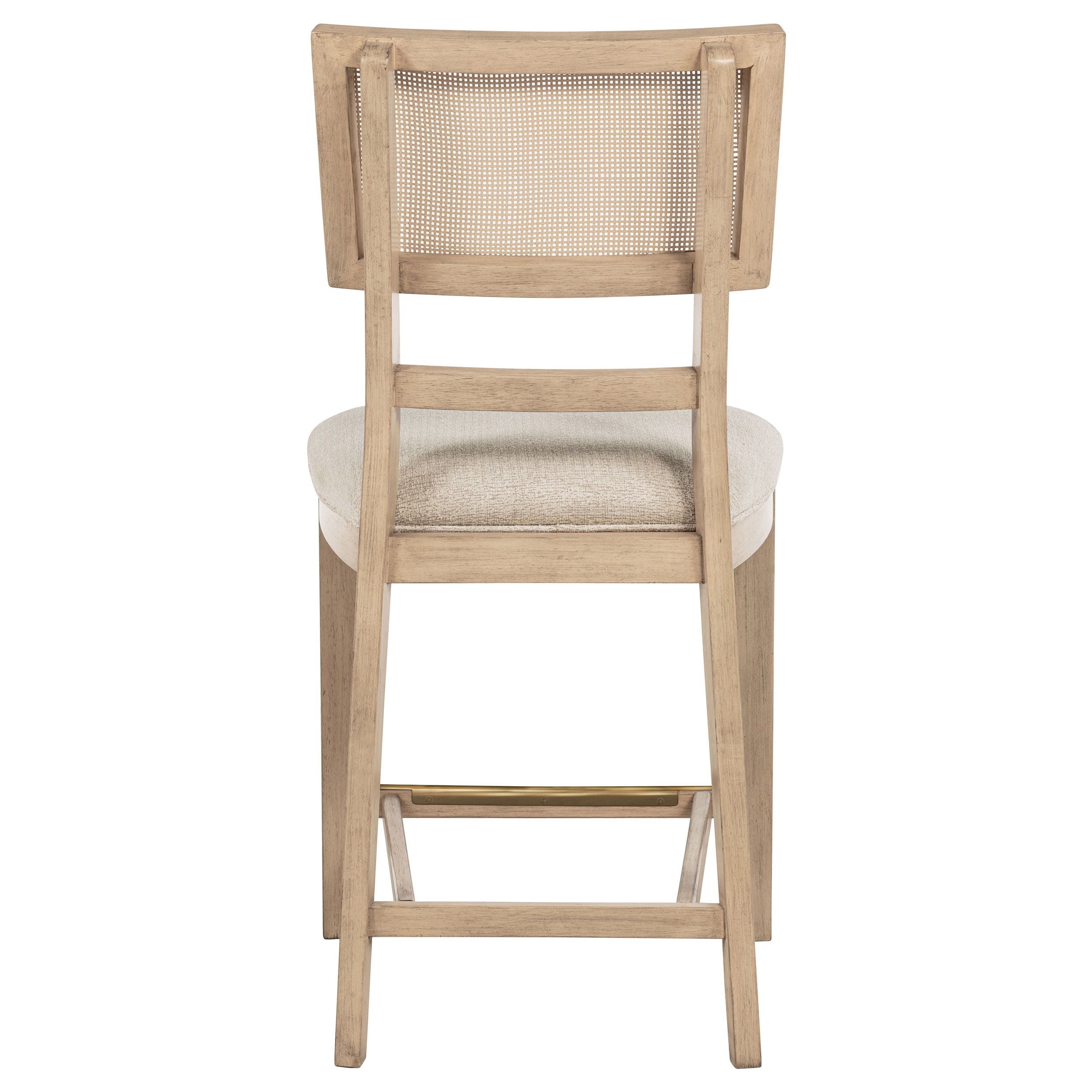 Kailani - Radio Weave Cane Counter Dining Side Chair (Set of 2) - Beige Oak