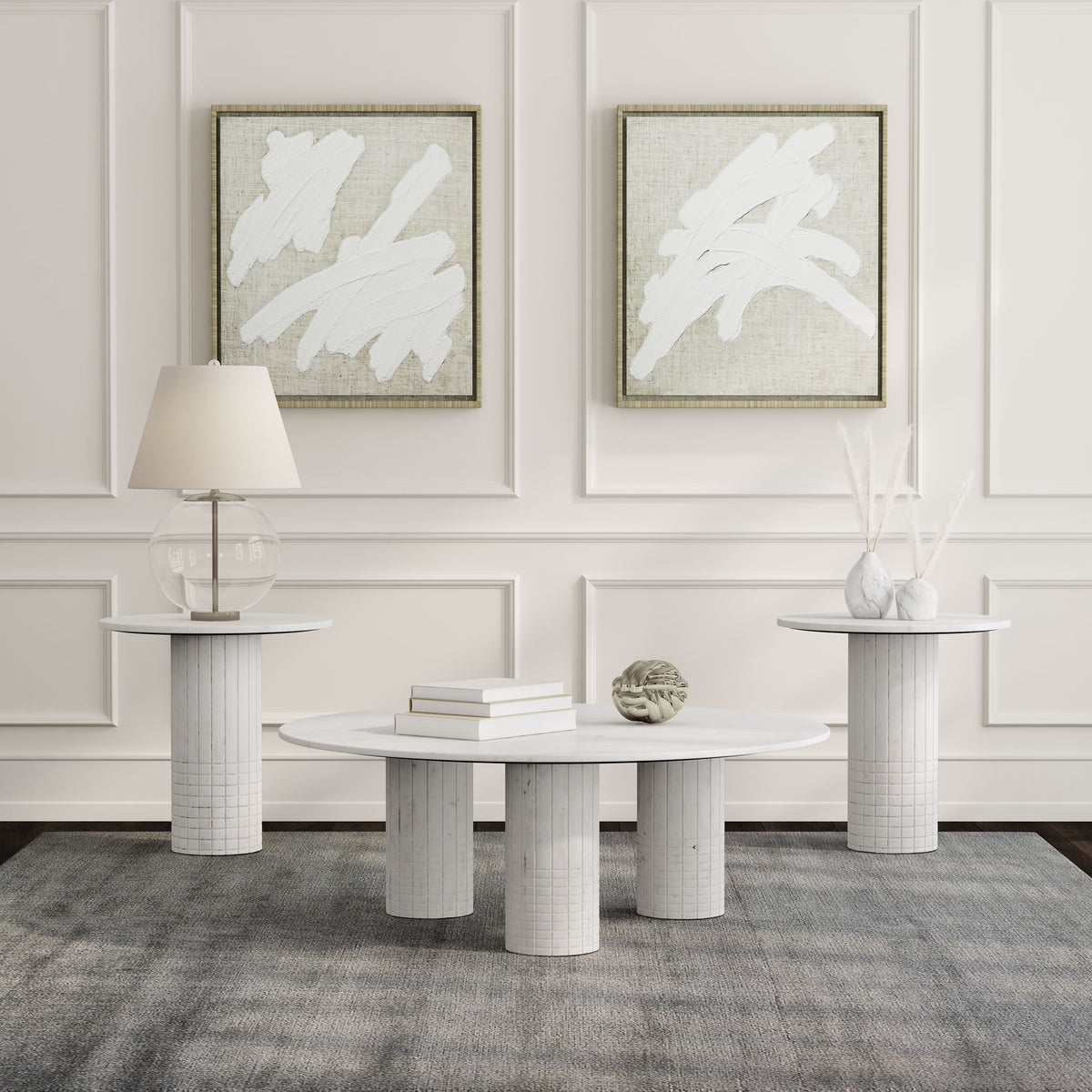 Astoria - Marble Coffee Table Set