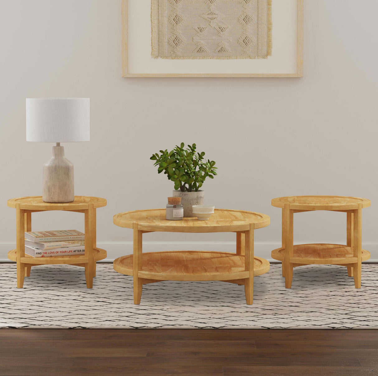 Camillo - Round Coffee And End Table Set