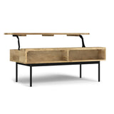 Reeves - Lift Top Coffee Table - Natural by Simpli-Home | Bel Furniture