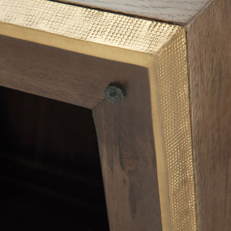 Abba - Handcrafted Square Coffee Table by Simpli-Home | Bel Furniture