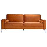 Axten - Sofa - Orange by Ashcroft Furniture | Bel Furniture