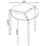 Rosalie - Round Smoked Glass Top Table