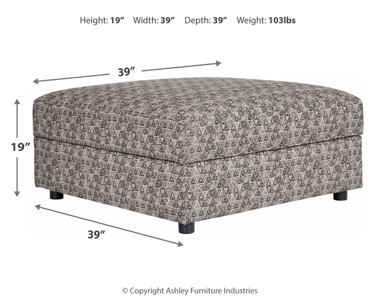 Kellway - Bisque - Ottoman With Storage by Signature Design by Ashley® | Bel Furniture