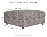 Kellway - Bisque - Ottoman With Storage by Signature Design by Ashley® | Bel Furniture