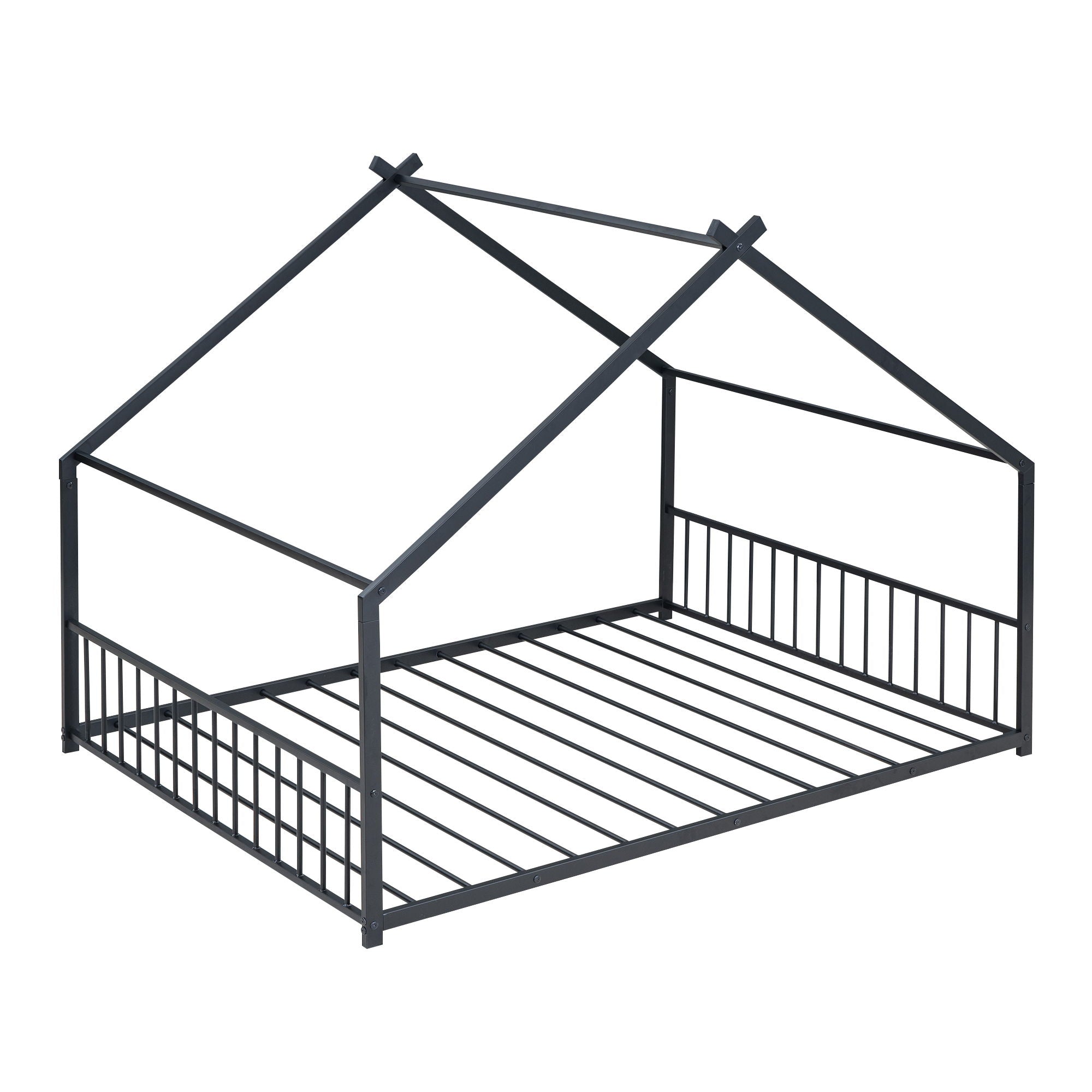 Metal House Bed