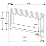 Payne - Wood Entryway Sofa Console Table