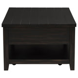 Concord - 2-Drawer Rectangular Coffee Table - Distressed Java