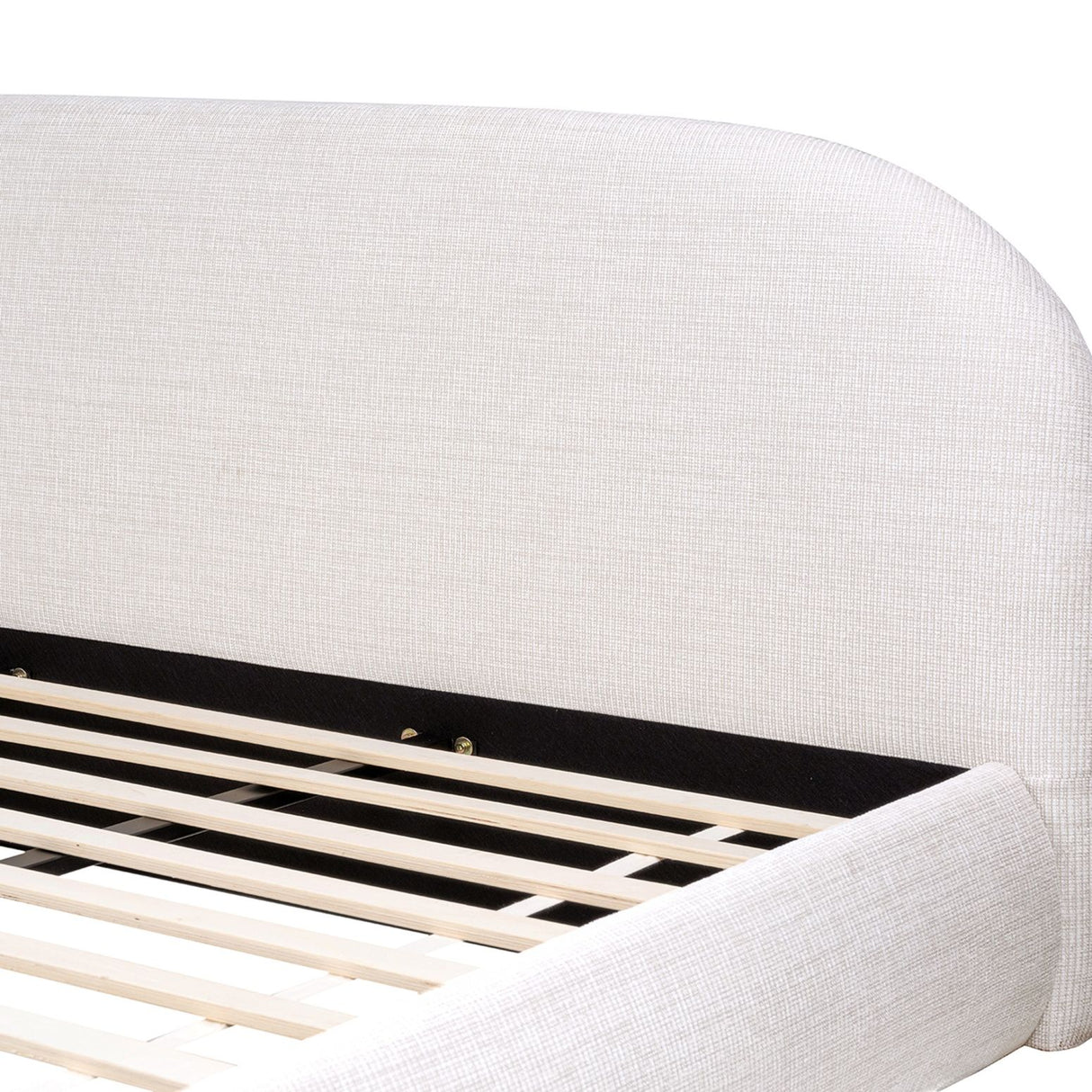 Archie Puffy Grounded - Upholstered Platform Bed