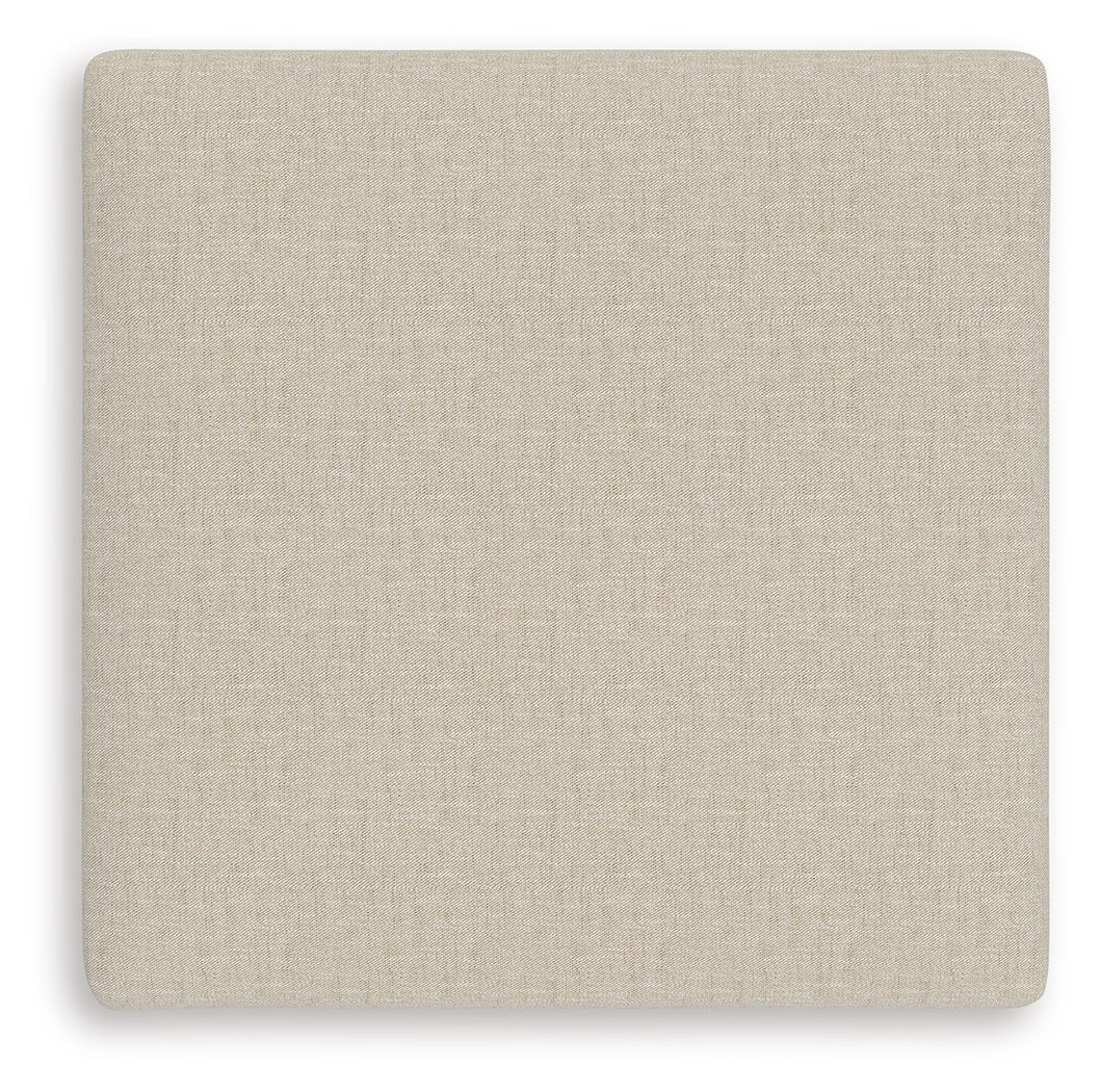 LadyMae - Twill - Oversized Accent Ottoman by Benchcraft® | Bel Furniture