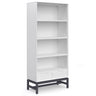 Banting - Mid Century Handcrafted Bookcase White by Simpli-Home | Bel Furniture