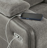 Mixed Motion - Power Reclining Loveseat With Console / Adjustable Headrest