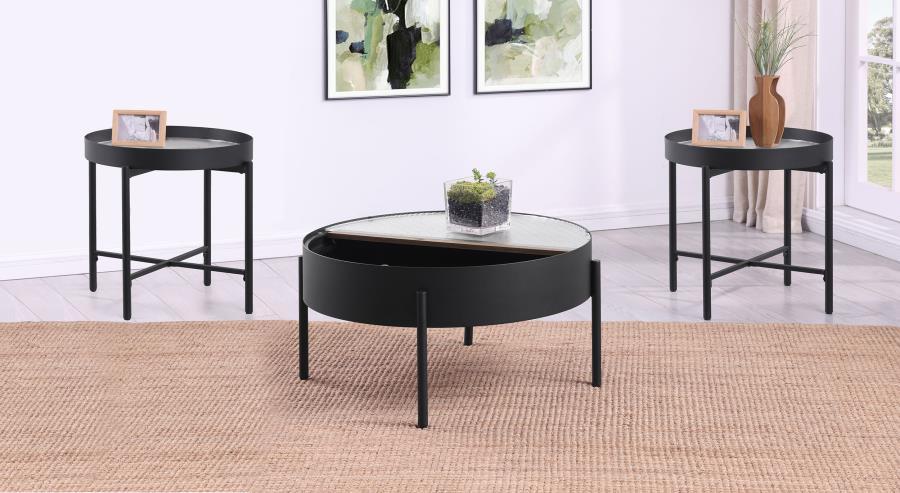 Ozella - Round Coffee Table Set by Coaster Fine Furniture | Bel Furniture