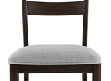 Higgins - Dining Chair (Set of 2) - Dark oak by Crown Mark | Bel Furniture