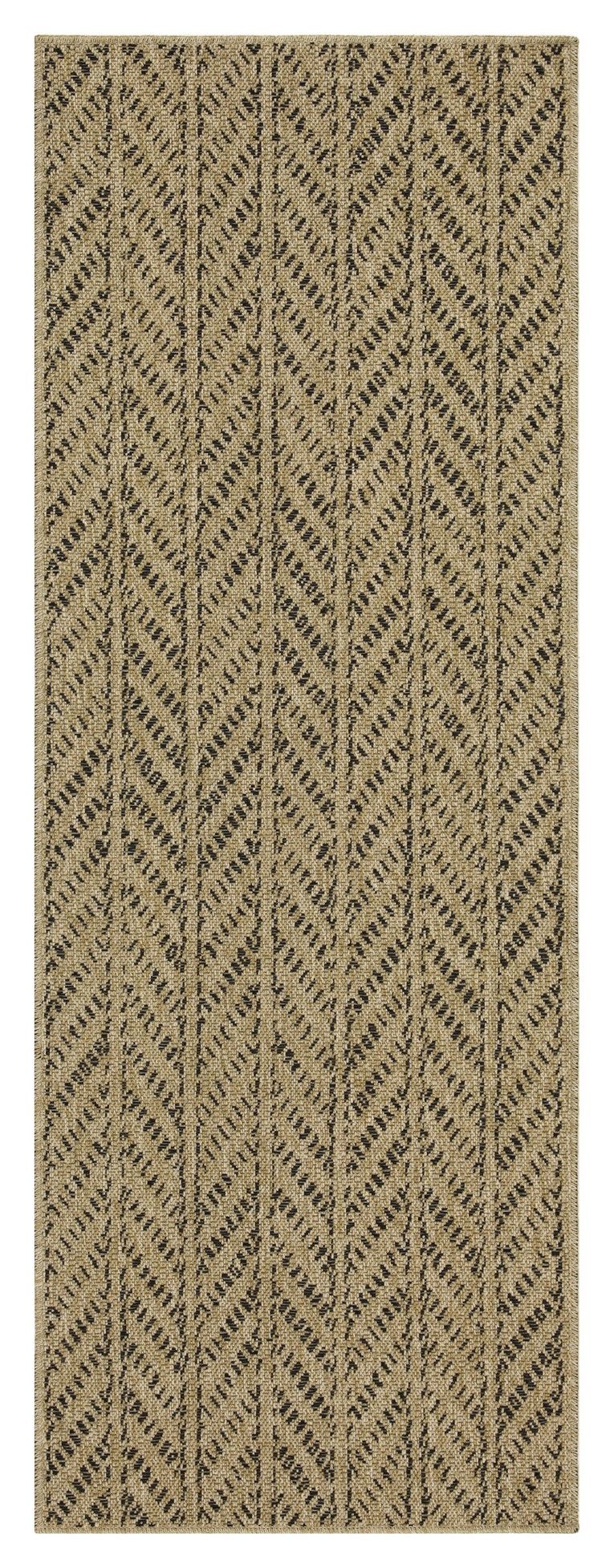 Earth - 7'10" X 10'3" Indoor, Outdoor Area Rug - Black, Natural