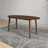 Ada - Mid-Century Modern Style Oval Dining Table