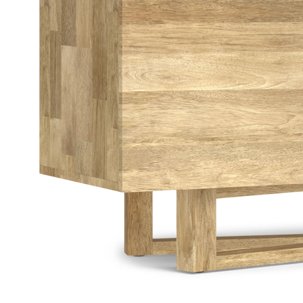 Harrow - TV Media Stand - Natural by Simpli-Home | Bel Furniture