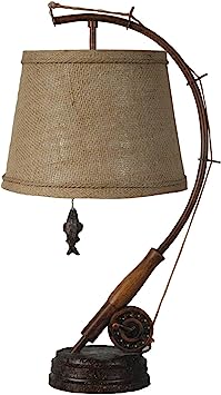 22.5-inch Fishing Rod & Reel Table Lamp (Set of 2)