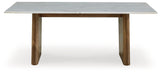 Isanti - Light Brown / White - Rectangular Cocktail Table by Signature Design by Ashley® | Bel Furniture