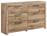 Hyanna - Tan Brown - Six Drawer Dresser by Signature Design by Ashley® | Bel Furniture