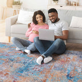 Maval - 6' X 9' Washable Area Rug - Multi