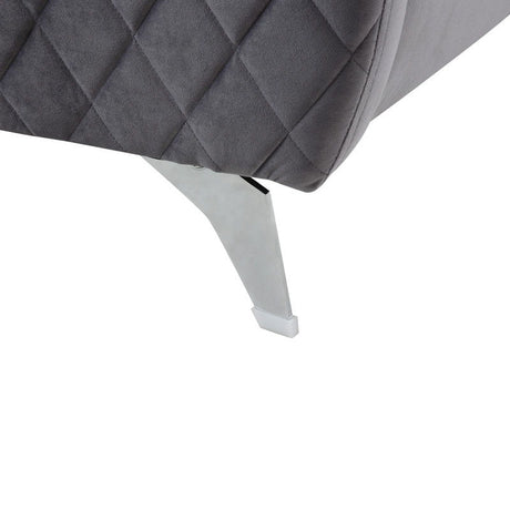 Sofia - Velvet Modern Chic Accent Armchair by Lilola Home | Bel Furniture