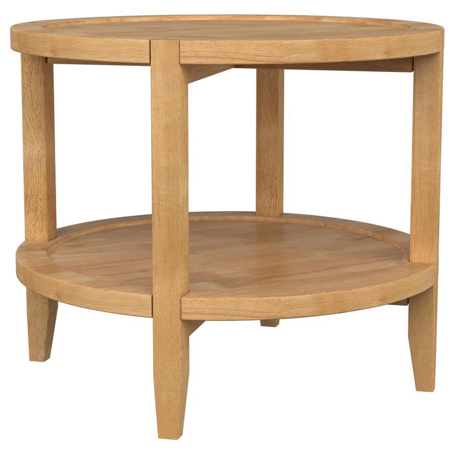Camillo - Round Solid Wood Table by Coaster Fine Furniture | Bel Furniture