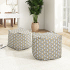 Pouf Luxury Oversized Bean Bag Cube Ottoman