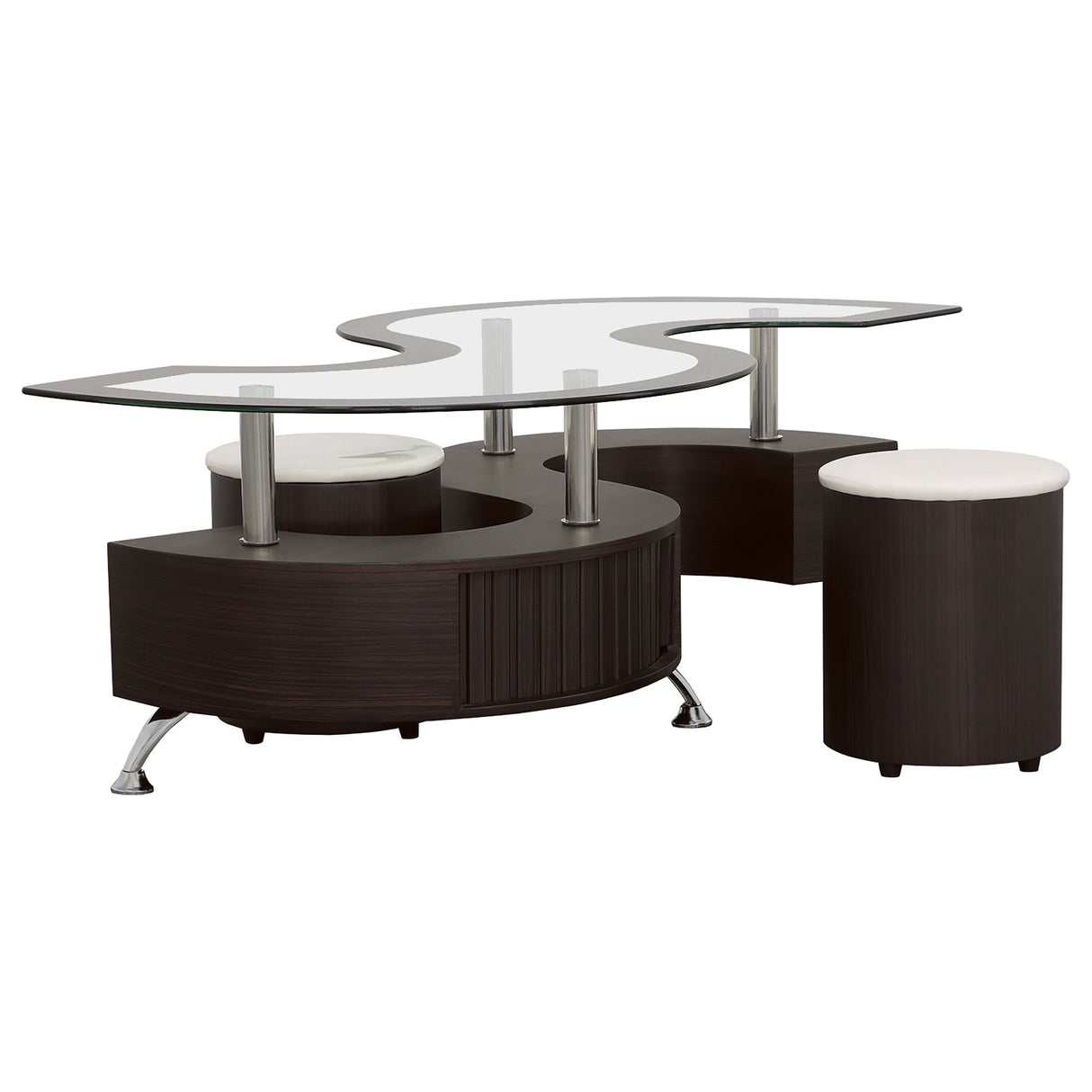 Buckley - 3 Piece Coffee Table And Stools Set