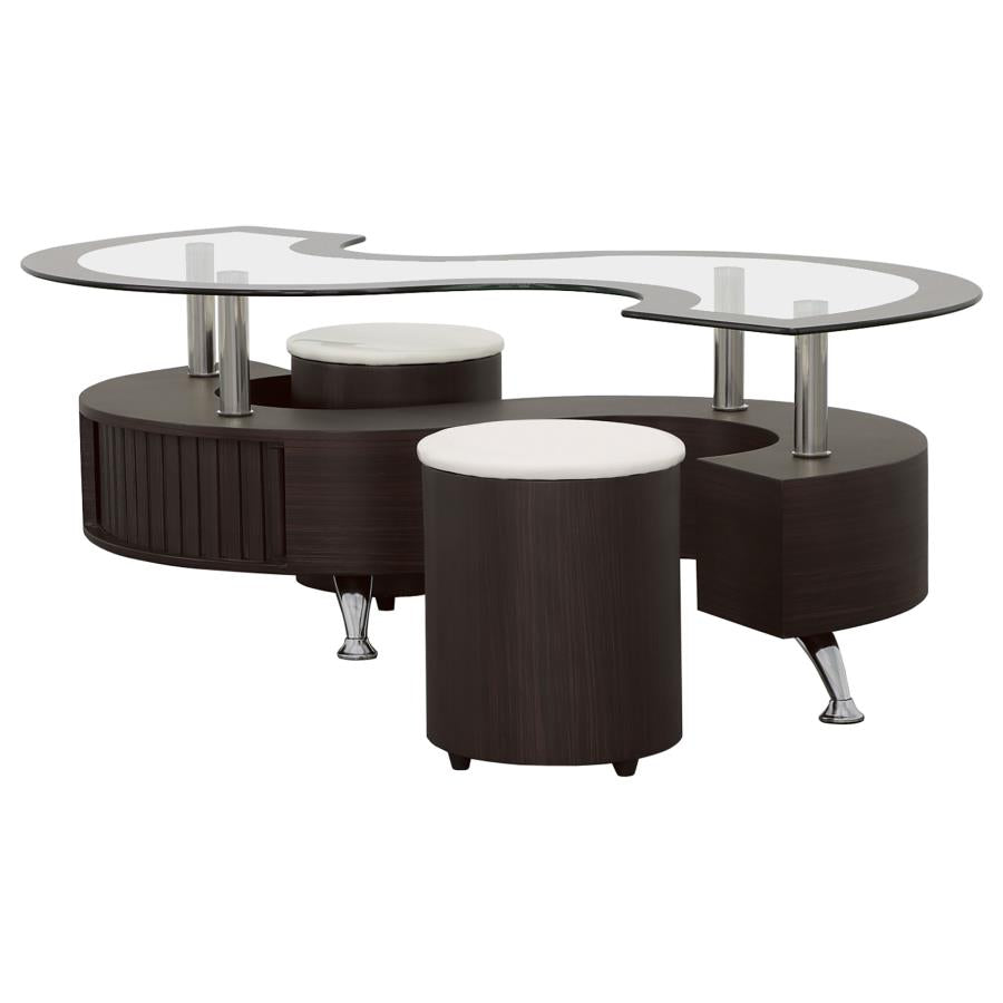 Buckley - 3 Piece Coffee Table And Stools Set