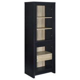 Denison - 3 Piece Entertainment Center 79" TV Stand - Black