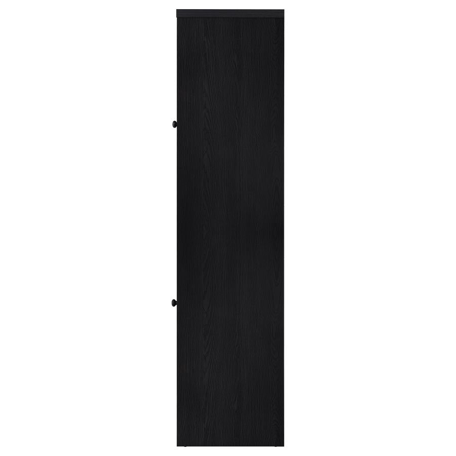 Denison - 3 Piece Entertainment Center 79" TV Stand - Black