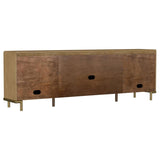 Arini - Rattan Cane 2-Door TV Stand Media Console