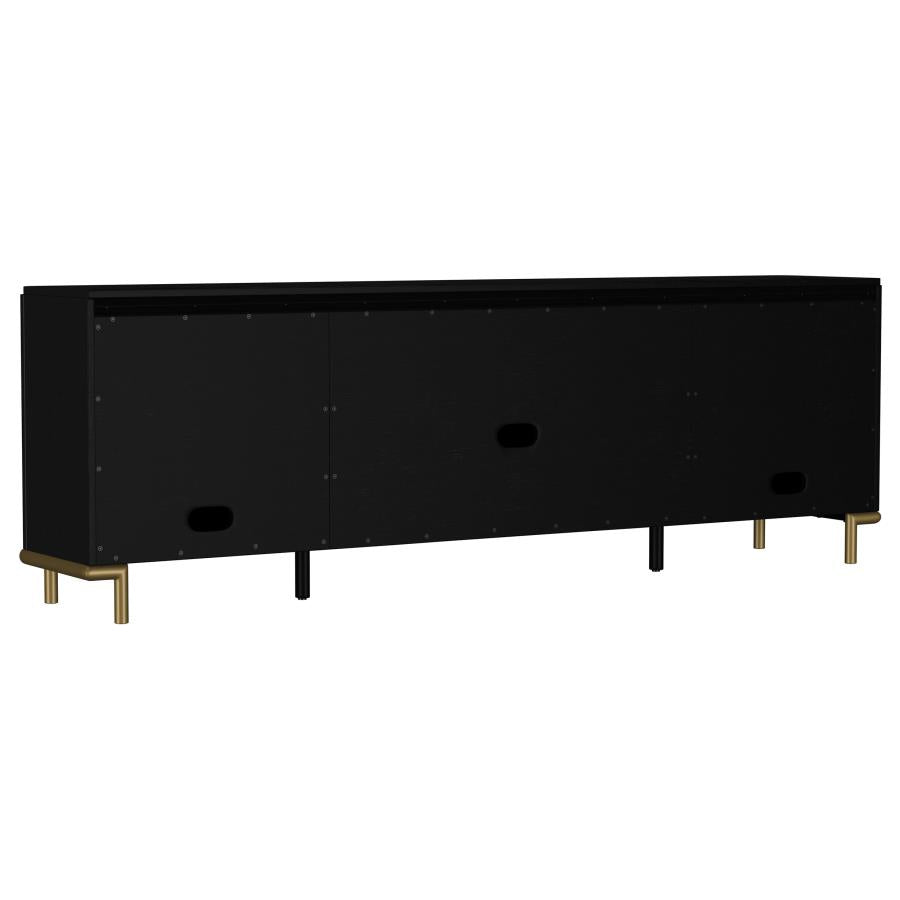 Arini - Rattan Cane 2-Door TV Stand Media Console