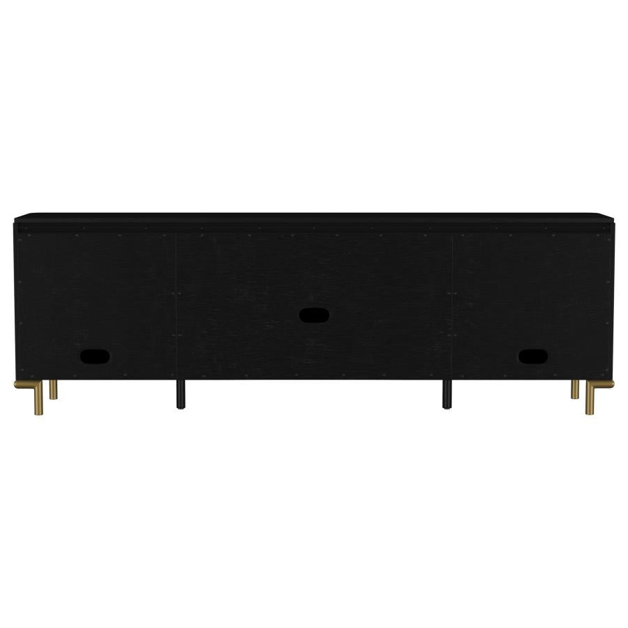 Arini - Rattan Cane 2-Door TV Stand Media Console