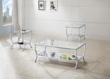 Saide - Glass Top Coffee And End Table Set