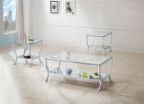 Saide - Glass Top Coffee And End Table Set
