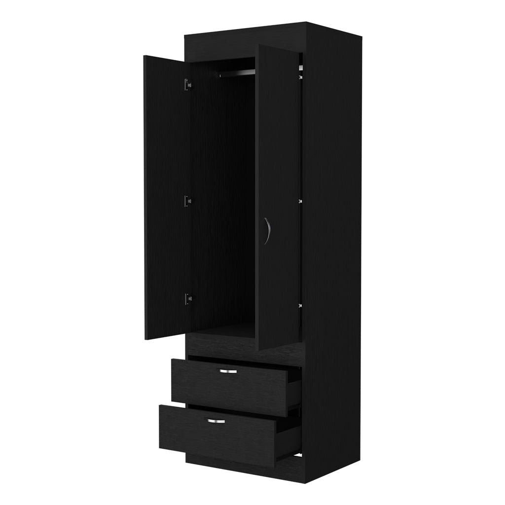 2 Drawer Dresser - Black