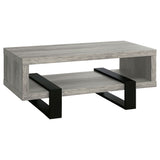 Dinard - Engineered Wood Coffee Table - Gray Driftwood