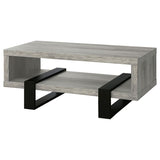 Dinard - Engineered Wood Coffee Table - Gray Driftwood