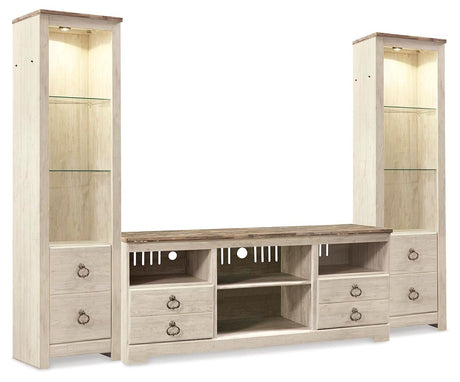 Willowton - Entertainment Center With Fireplace Option - view 2
